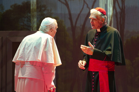 Theaterprobe 'Die zwei Päpste' in Berlin