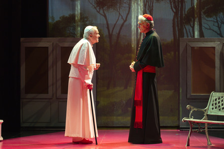 Theaterprobe 'Die zwei Päpste' in Berlin