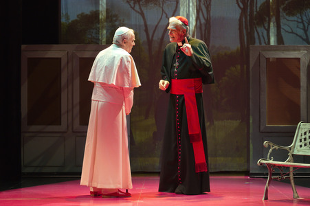 Theaterprobe 'Die zwei Päpste' in Berlin