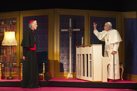 Theaterprobe 'Die zwei Päpste' in Berlin