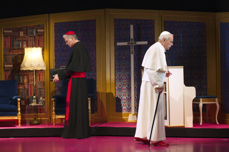 Theaterprobe 'Die zwei Päpste' in Berlin