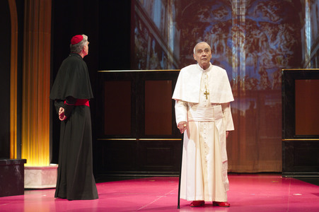 Theaterprobe 'Die zwei Päpste' in Berlin