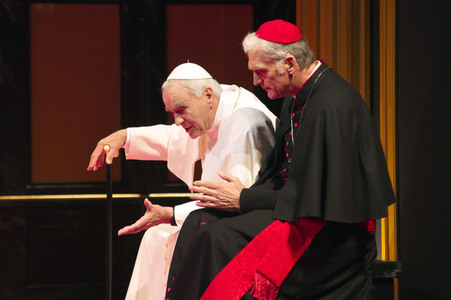 Theaterprobe 'Die zwei Päpste' in Berlin