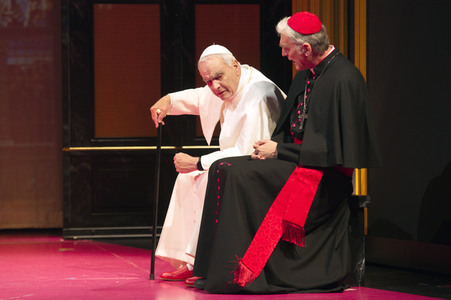 Theaterprobe 'Die zwei Päpste' in Berlin