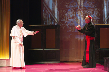 Theaterprobe 'Die zwei Päpste' in Berlin