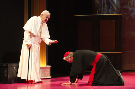 Theaterprobe 'Die zwei Päpste' in Berlin