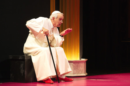 Theaterprobe 'Die zwei Päpste' in Berlin