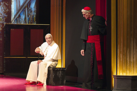 Theaterprobe 'Die zwei Päpste' in Berlin