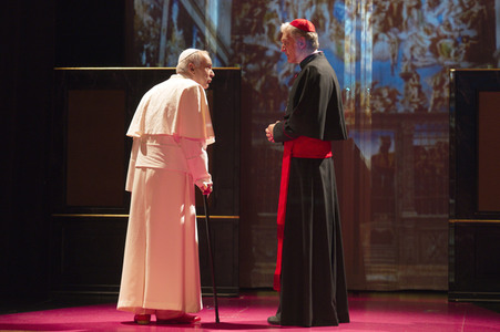 Theaterprobe 'Die zwei Päpste' in Berlin