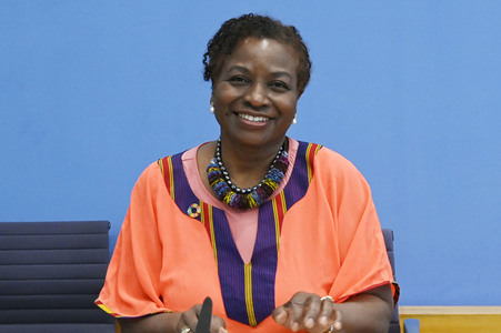 Bundespressekonferenz Vorstellung des UNFPA-Weltbevölkerungsberichts 2022 in Berlin