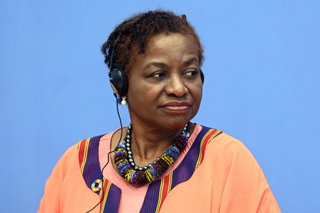 Bundespressekonferenz Vorstellung des UNFPA-Weltbevölkerungsberichts 2022 in Berlin
