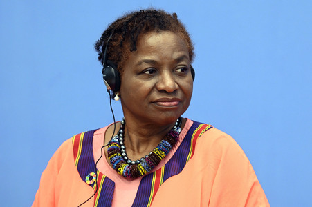 Bundespressekonferenz Vorstellung des UNFPA-Weltbevölkerungsberichts 2022 in Berlin