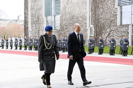 Empfang des Bundeskanzlers der Republik Österreich in Berlin