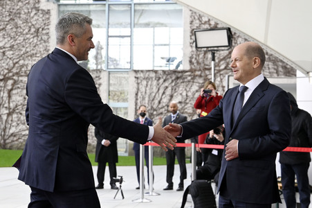 Empfang des Bundeskanzlers der Republik Österreich in Berlin