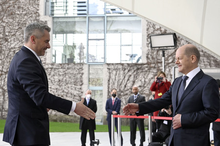 Empfang des Bundeskanzlers der Republik Österreich in Berlin