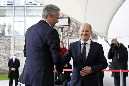 Empfang des Bundeskanzlers der Republik Österreich in Berlin