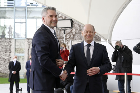 Empfang des Bundeskanzlers der Republik Österreich in Berlin