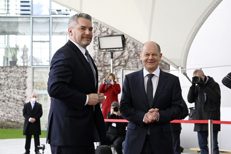 Empfang des Bundeskanzlers der Republik Österreich in Berlin