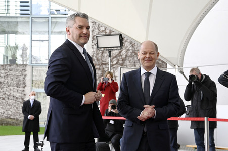 Empfang des Bundeskanzlers der Republik Österreich in Berlin