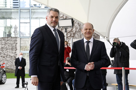 Empfang des Bundeskanzlers der Republik Österreich in Berlin