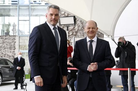 Empfang des Bundeskanzlers der Republik Österreich in Berlin