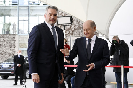 Empfang des Bundeskanzlers der Republik Österreich in Berlin