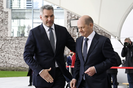 Empfang des Bundeskanzlers der Republik Österreich in Berlin