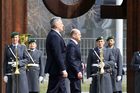 Empfang des Bundeskanzlers der Republik Österreich in Berlin