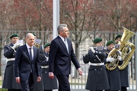 Empfang des Bundeskanzlers der Republik Österreich in Berlin