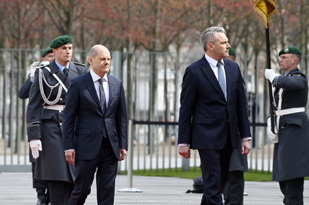 Empfang des Bundeskanzlers der Republik Österreich in Berlin