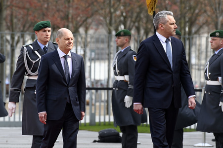 Empfang des Bundeskanzlers der Republik Österreich in Berlin