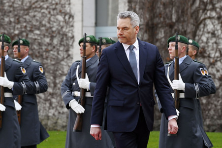 Empfang des Bundeskanzlers der Republik Österreich in Berlin
