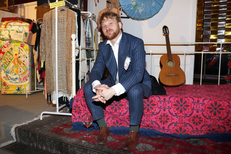 Ausstellungseröffnung von Elliott Landy's 'Woodstock Vision' in Berlin