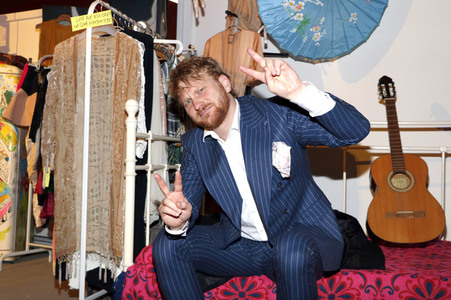 Ausstellungseröffnung von Elliott Landy's 'Woodstock Vision' in Berlin