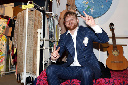 Ausstellungseröffnung von Elliott Landy's 'Woodstock Vision' in Berlin