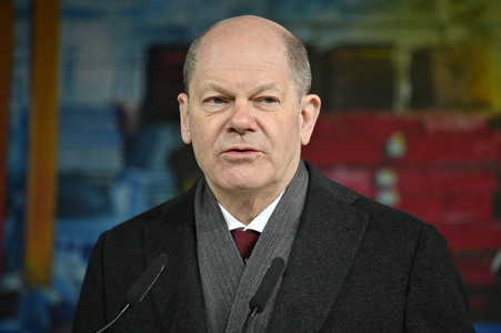 Olaf Scholz besucht die FWH Stahlguss GmbH in Mülheim an der Ruhr