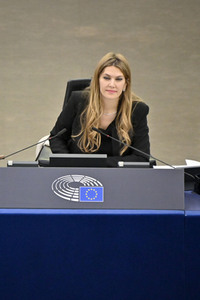 Plenartagung über die Lage in Afghanistan im EU-Parlament in Straßburg
