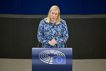 Plenartagung über die Lage in Afghanistan im EU-Parlament in Straßburg