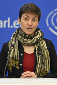 Pressebriefing der Fraktion Grüne/EFA im EU-Parlament in Straßburg