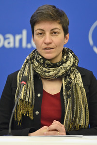 Pressebriefing der Fraktion Grüne/EFA im EU-Parlament in Straßburg