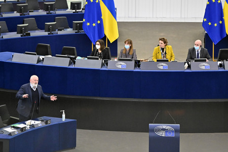 Plenartagung zum EU-Emmissionshandel im EU-Parlament in Straßburg