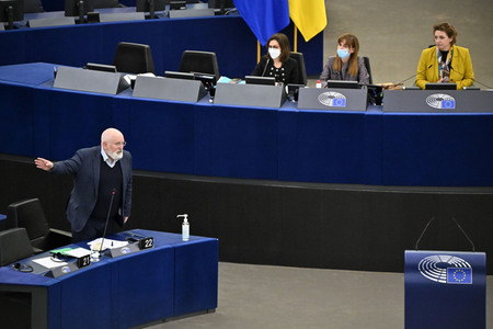 Plenartagung zum EU-Emmissionshandel im EU-Parlament in Straßburg