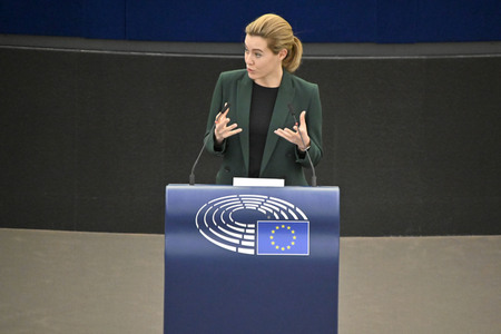 Plenartagung zum EU-Emmissionshandel im EU-Parlament in Straßburg