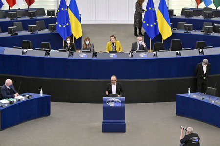 Plenartagung zum EU-Emmissionshandel im EU-Parlament in Straßburg
