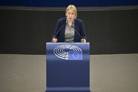 Plenartagung zum EU-Emmissionshandel im EU-Parlament in Straßburg