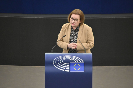 Plenartagung zum EU-Emmissionshandel im EU-Parlament in Straßburg