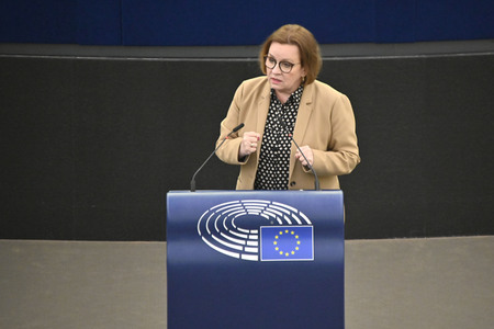 Plenartagung zum EU-Emmissionshandel im EU-Parlament in Straßburg