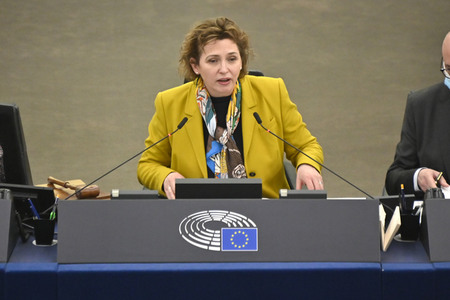 Plenartagung zum Bericht des Weltklimarats im EU-Parlament in Straßburg