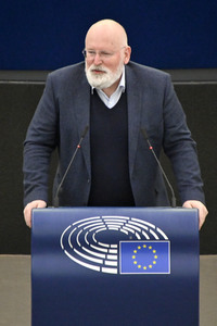 Plenartagung zum Bericht des Weltklimarats im EU-Parlament in Straßburg