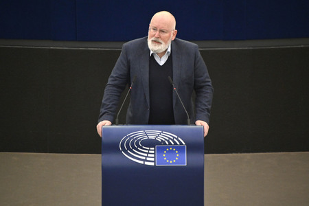 Plenartagung zum Bericht des Weltklimarats im EU-Parlament in Straßburg